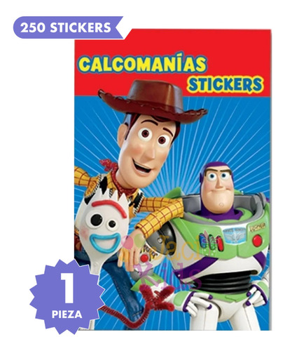 Toy Story 4 - Block De Stickers Artículo Fiesta Toy0h2
