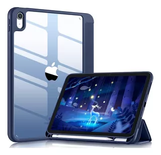 Estuche Smart Case Cristal Para iPad Air 1/2 9.7 + Vidrio
