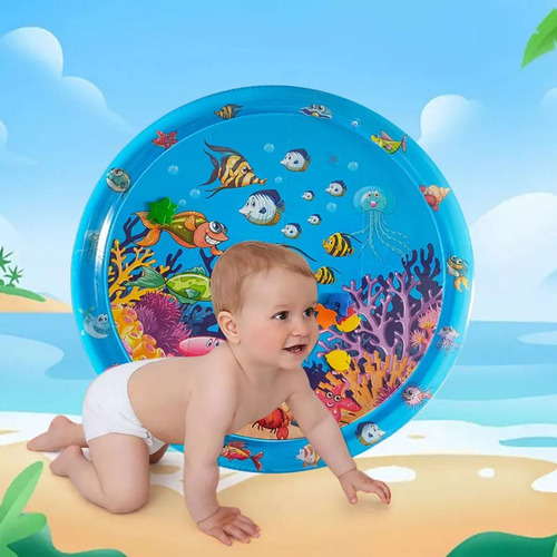 Ce Eco-friendly Inflável Water Mat Para Bebês/engatinhando