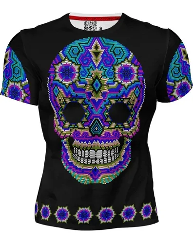 Playera calavera hombre hot sale