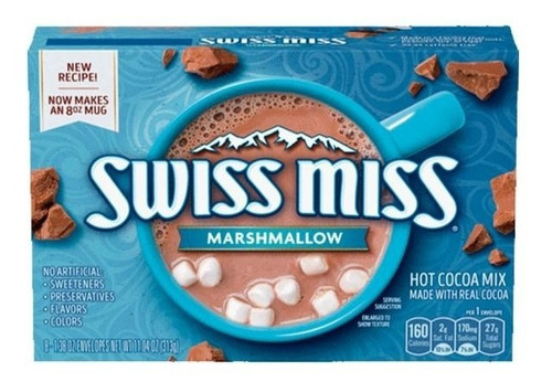 Swiss Miss Chocolate En Polvo Cn Malvaviscos 8 Sobres 39gc.u