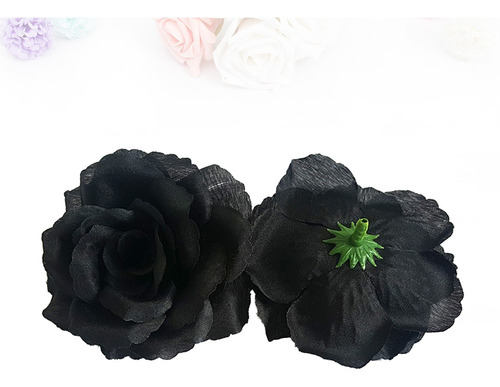 20pcs Flores Artificiais Cabeça De Rosa De Seda Para Buquês | Parcelamento  sem juros
