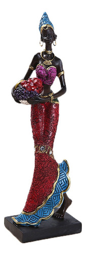 Mujeres Africanas Figura Arte Estatuas Lady Black Figurita