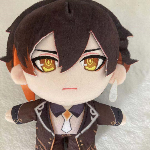 3pcs Genshin Impact Xiao Zhong Li Tartaglia Plush Doll Toy