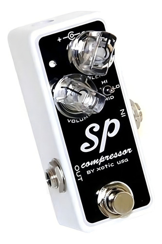 Pedal de efecto Xotic California SP Compressor blanco