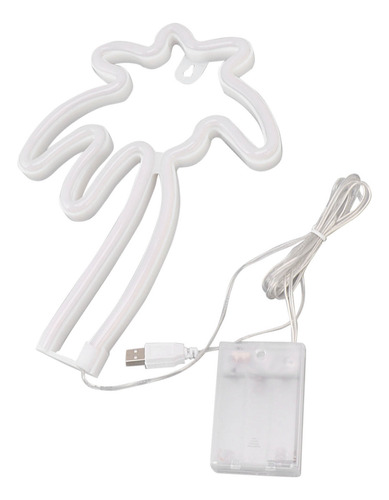 Usb Decorativo De Pared Oumefar Con Diseño De Cocotero De Ne