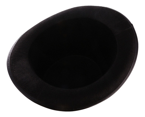 4x Sombrero De Copa Negro Alto Negro Victoriano Steampunk