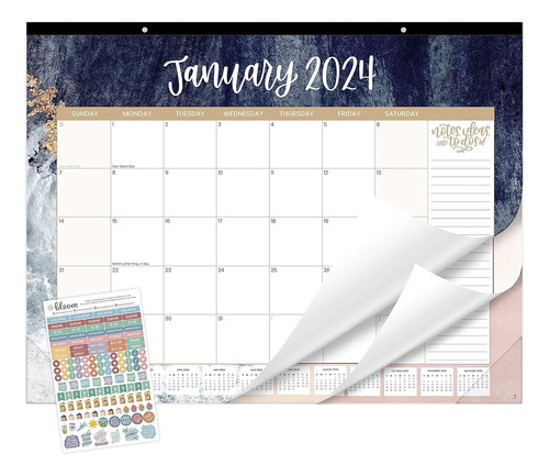 Bloom Daily Planners 2024 Calendario De Escritorio - Almohad