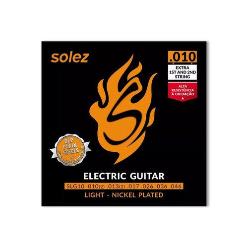 Encordoamento Solez Guitarra 010 Slg10