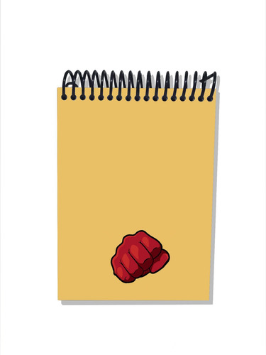 Imagem 2 de 2 de Caderneta Capa Dura Anime One Punch Man