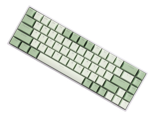Teclado Para Jogos Retroiluminado Rgb, Mecânico Sem Fio De 6