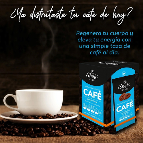 Imagen 3 de 4 de Café Soluble Con Hongo Ganoderma Desinflamante Envío Express