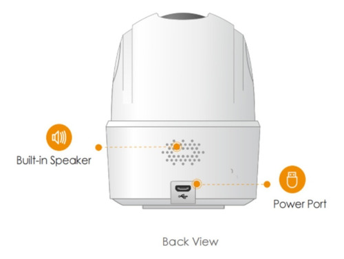 Imagen 3 de 6 de Camara Ip Wifi Con Microfono Sirena 4 Megapixeles Imou Ta42n