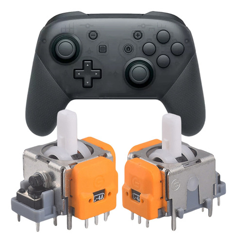 . 10 Piezas Joystick Efecto Hall 3d Alta Precisión Ajustable