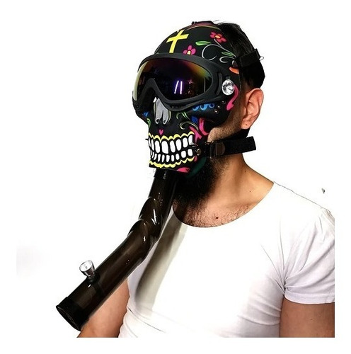 Máscara De Gas Para Fumar Hierbas Mascara Bong Psicodelyc