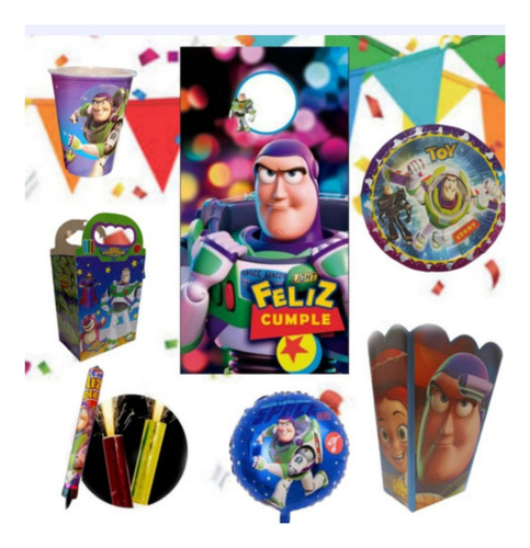 Buzz Toystor Paquete De Fiesta Cumpleaños 50 Niños 