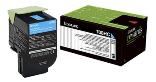 Toner Lexmark 70c8hc0 Cyan Cs310 410 510 3000cps