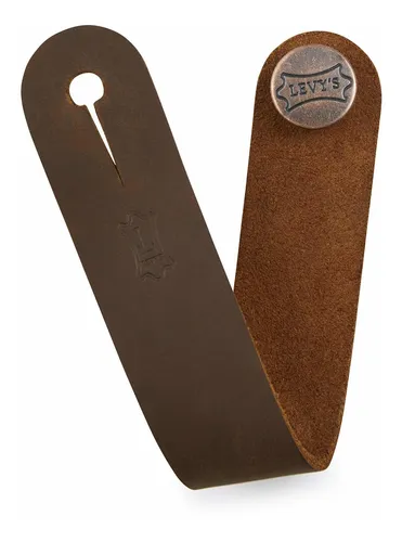 comprar Adaptador Correa Clavijero Cuero Levy Para Guitarra Marron