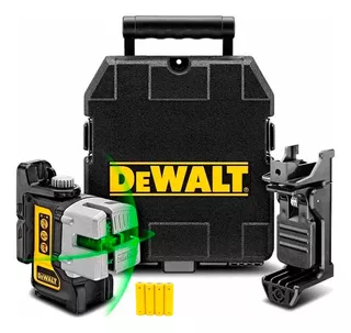 Nivel Láser Dewalt Dw089cg De 3 Líneas Verdes 20 Metros