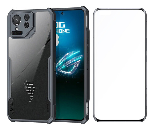 Funda Para Asus Rog Phone 8 Pro Suave Tener Vidrio Membran [