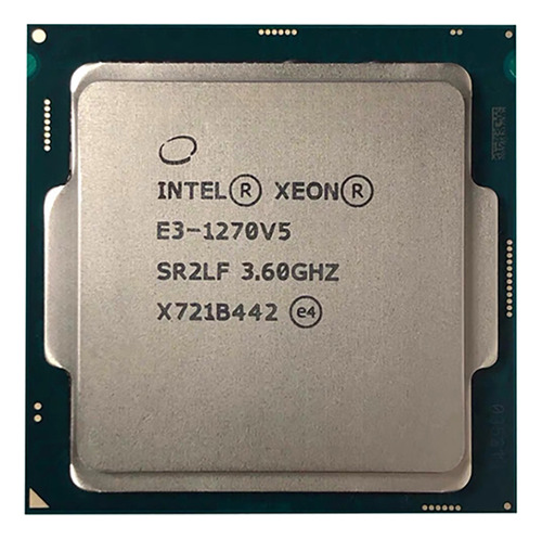 Intel Xeon E3 1270 V5 De 4 Núcleos, 8 Subprocesos, 3,60 Ghz