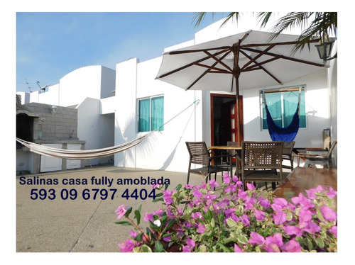 Imagen 1 de 14 de Salinas Alquiler Casa Familiar Full Amoblada Playa Piscinas