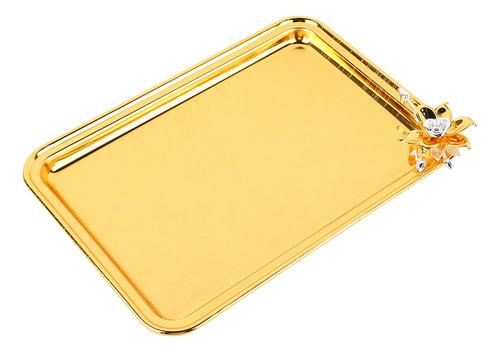 Mesa De Servir De Metal Com Decoração Luxuosa Em Estilo Euro