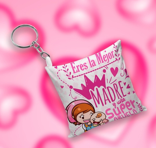 Diseños Llaveros Almohadones Día De La Madre Sublimar M102