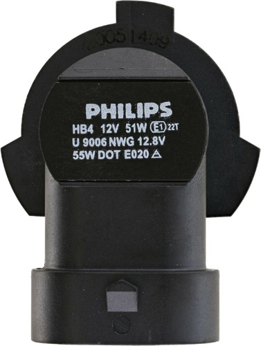 2 Bombillas Philips Crystal Vision Platinum 9006 Hb4 51w