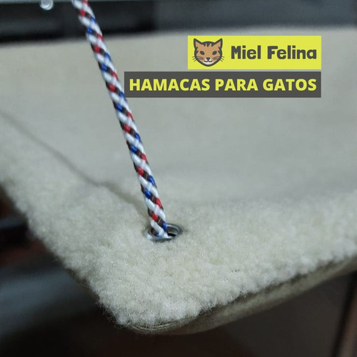 Imagen 3 de 3 de Camas Para Gatos, Hamacas De Ventana Para Gatos Miel Felina