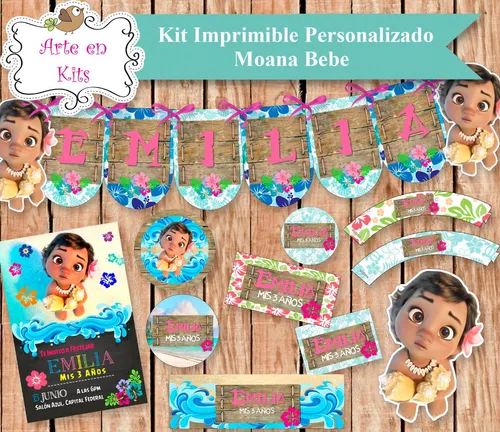 Kit Imprimible Moana Bebe Cumpleanos Candy Bar Primer Ano Arte En Kits Kit Imprimible Moana Bebe Cumpleanos Candy Bar Primer Ano Arte En Kits