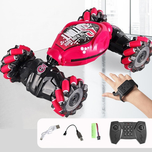 ! Jzrc Carrinho Rc Stunt Com Controle Remoto Gesto Senso Cor Vermelho