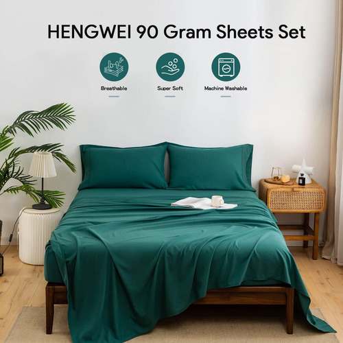 Hengwei - Juego De 2 Fundas De Almohada Súper Suaves Y...