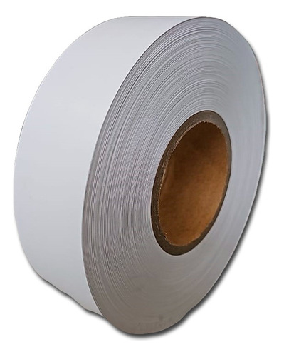 Pack X12 Rollos Poliamida Blanca 50mm X 200m Buje 3 Pulgadas Para Impresión De Etiquetas Textiles Para Impresoras Zebra, Tsc, Honeywell, Hprt, Datamax, Sato,xprinter De Alta Durabilidad