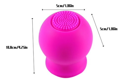 Bomba De Labios N De Silicona Con Cepillo Para Labios Grueso