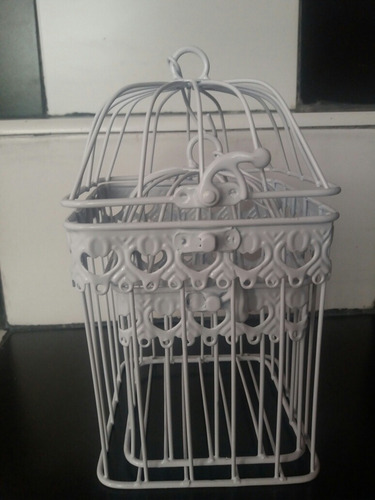 Imagen 5 de 6 de Jaulas Decorativas Cuadradas Vintage Set X2