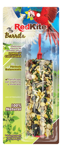 Redkite Snack Barrita De Semillas Para Loros Y Cacatuas