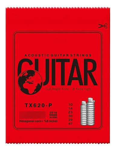 Cuerdas Para Guitarra Acustica Orphee Tx620-p Guitar Strings