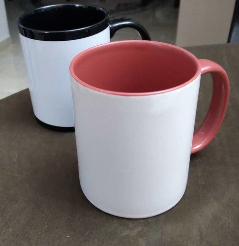 Tazas Para Sublimación Mug Blancas Y De Colores