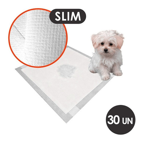 Tapete Higiênico Para Pet 60cm X 60cm Cães 30 Unidades