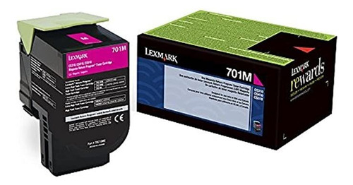 Lexmark 70c10m0 Magenta Return Program Toner