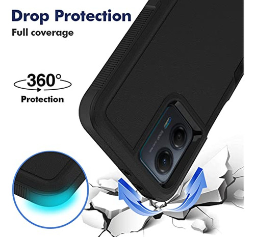 Funda Para Moto G 5g 2022/moto G Power 5g 2023: Doble Capa P