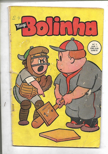 Bolinha Nº 1 Jan 1958 Editora Cruzeiro Original Raro