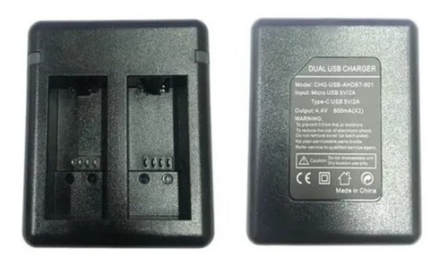 Imagen 3 de 10 de Cargador Batería Dual Doble Gopro Hero 9 10 11 Black Usb