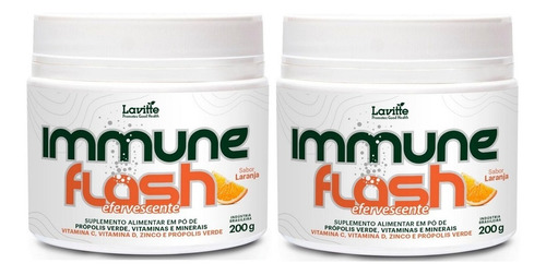 Immune Flash - Própolis Verde - Vitamina C Zinco Vitamina D