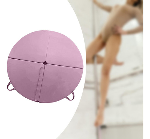 Tapete De Chão Para Dança De Poste Com Alças, Rosa