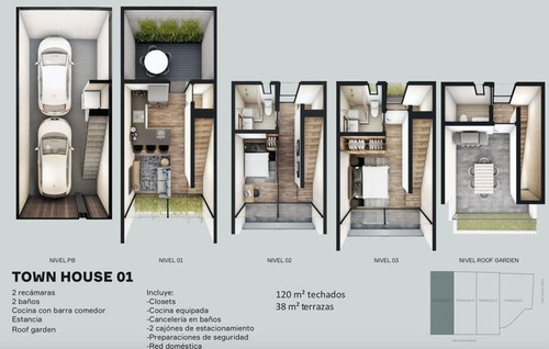 Imagen 6 de 8 de Townhouse En Venta En Escandon