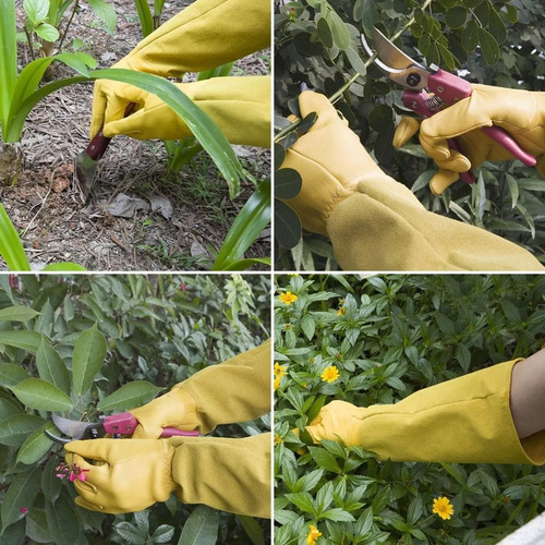 Guantes De Jardinería Y Poda A Prueba De Espinas Con Funda Color Style 4 Talla Talle Unico