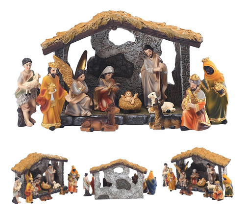 Cajas De Regalo Con Forma De Pesebre Navideño Con Forma De