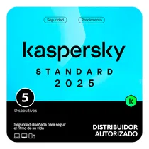 Comprar Licencia Kaspersky Standard 5 Pc 1 Año Original (antivirus)